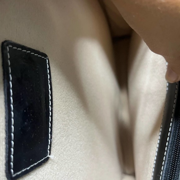 MELROSE | 15” Leather Vertical Detachable-Wheeled Laptop Case #9703 - Picture 12 of 16